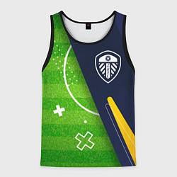 Мужская майка без рукавов Leeds United football field