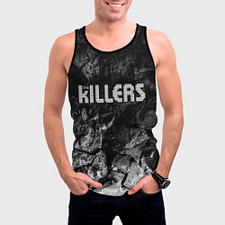 Майка-безрукавка мужская The Killers black graphite, цвет: 3D-черный — фото 2