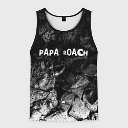 Мужская майка без рукавов Papa Roach black graphite