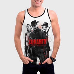 Майка-безрукавка мужская Джанго освобожденный, цвет: 3D-черный — фото 2