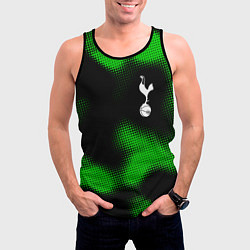 Майка-безрукавка мужская Tottenham sport halftone, цвет: 3D-черный — фото 2