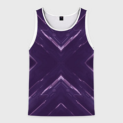 Мужская майка без рукавов Космические треугольники икс