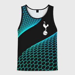 Майка-безрукавка мужская Tottenham football net, цвет: 3D-черный