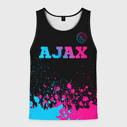 Мужская майка без рукавов Ajax - neon gradient посередине