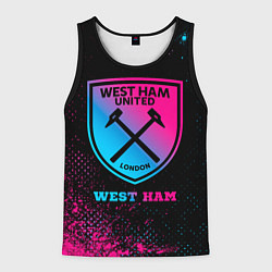 Мужская майка без рукавов West Ham - neon gradient