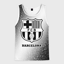 Майка-безрукавка мужская Barcelona sport на светлом фоне, цвет: 3D-белый