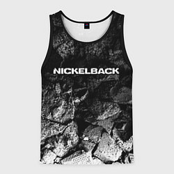 Майка-безрукавка мужская Nickelback black graphite, цвет: 3D-черный