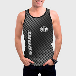 Майка-безрукавка мужская FAW sport carbon, цвет: 3D-черный — фото 2