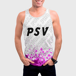 Майка-безрукавка мужская PSV pro football посередине, цвет: 3D-белый — фото 2