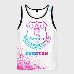 Мужская майка без рукавов Everton neon gradient style