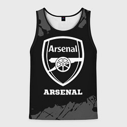 Майка-безрукавка мужская Arsenal sport на темном фоне, цвет: 3D-черный