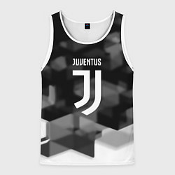 Майка-безрукавка мужская Juventus geometry fc, цвет: 3D-белый