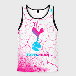 Мужская майка без рукавов Tottenham neon gradient style