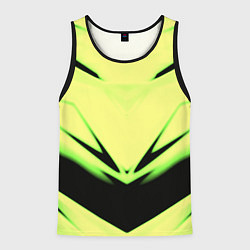 Мужская майка без рукавов Geometry stripes кислотный стиль