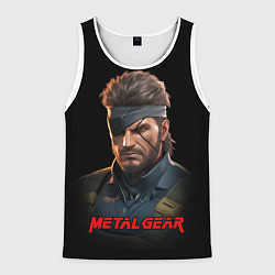 Мужская майка без рукавов Веном Снейк из игры Metal gear