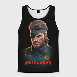 Мужская майка без рукавов Веном Снейк из игры Metal gear