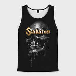 Майка-безрукавка мужская Sabaton - rock group, цвет: 3D-черный
