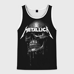 Майка-безрукавка мужская Metallica - rock group, цвет: 3D-белый