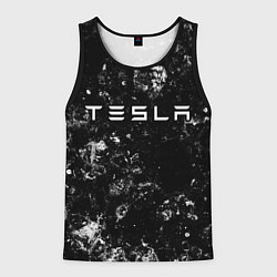Мужская майка без рукавов Tesla black ice