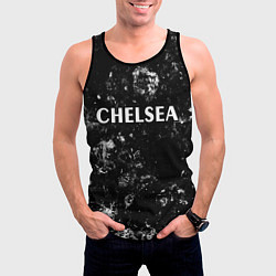 Майка-безрукавка мужская Chelsea black ice, цвет: 3D-черный — фото 2