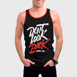 Майка-безрукавка мужская The call - dont look back, цвет: 3D-красный — фото 2