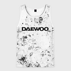 Майка-безрукавка мужская Daewoo dirty ice, цвет: 3D-белый