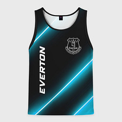 Майка-безрукавка мужская Everton неоновые лампы, цвет: 3D-черный
