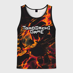 Мужская майка без рукавов Tomodachi Game red lava