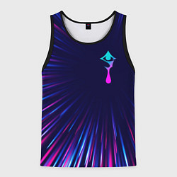 Мужская майка без рукавов Hellsing neon blast lines