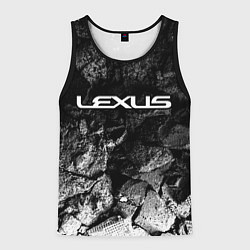 Мужская майка без рукавов Lexus black graphite