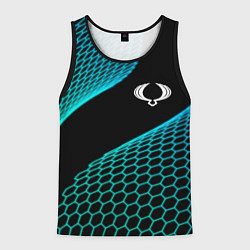 Мужская майка без рукавов SsangYong electro hexagon