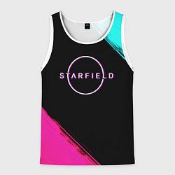 Мужская майка без рукавов Starfield neon