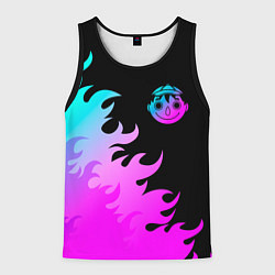 Мужская майка без рукавов Tomodachi Game неоновый огонь