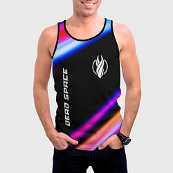 Майка-безрукавка мужская Dead Space speed game lights, цвет: 3D-черный — фото 2