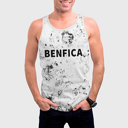 Майка-безрукавка мужская Benfica dirty ice, цвет: 3D-белый — фото 2