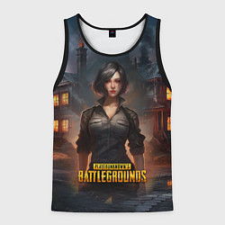 Мужская майка без рукавов PUBG game wallpaper