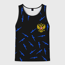Мужская майка без рукавов Армейский стиль герб