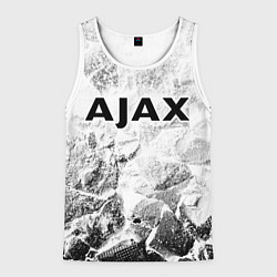 Мужская майка без рукавов Ajax white graphite
