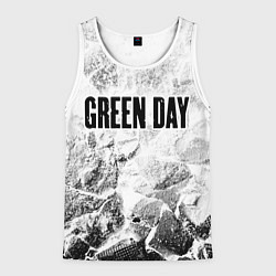 Майка-безрукавка мужская Green Day white graphite, цвет: 3D-белый