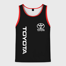 Мужская майка без рукавов Toyota logo white steel