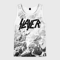 Мужская майка без рукавов Slayer white graphite