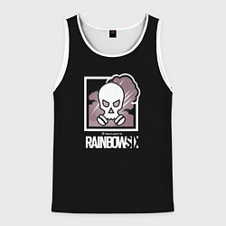 Майка-безрукавка мужская Радуга экшен гейм, цвет: 3D-белый