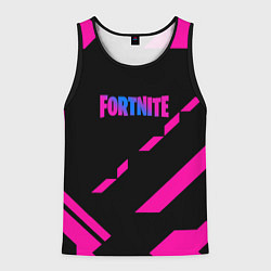 Майка-безрукавка мужская Fortnite geometry pink, цвет: 3D-черный