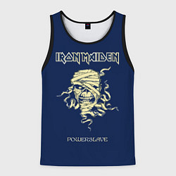 Майка-безрукавка мужская Iron Maiden powerslave rock, цвет: 3D-черный