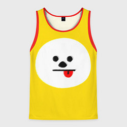 Майка-безрукавка мужская BT21 - Chimmy, цвет: 3D-красный