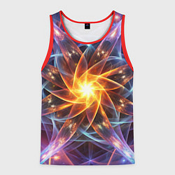 Мужская майка без рукавов Закрученная абстракция