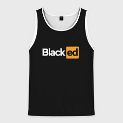 Майка-безрукавка мужская Blacked, цвет: 3D-белый