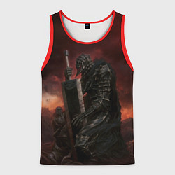 Майка-безрукавка мужская Берсерк на поле брани, цвет: 3D-красный