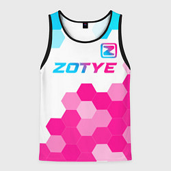Мужская майка без рукавов Zotye neon gradient style посередине