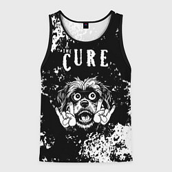 Мужская майка без рукавов The Cure рок пес